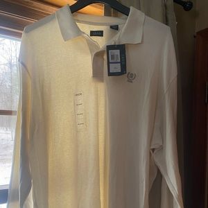 Brand New with tags - Izod Mens XXL WHITE LONG SLEEVE DRESS SHIRT